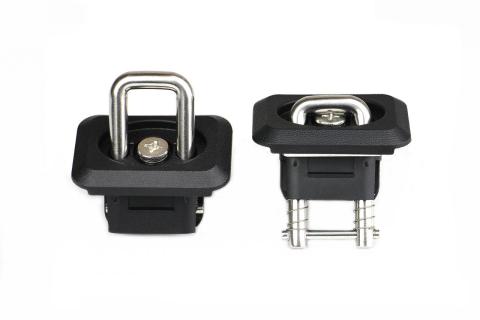 Corner Bullet Inner Bed Retractable Tie-Down Anchors 2009-2025 Dodge RAM 1500/2500/3500 Hard Card Bullring