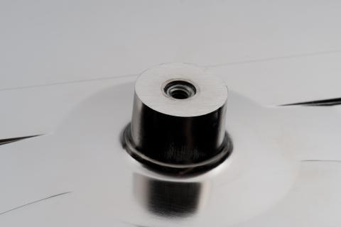 14 Inch Air Cleaner Kit Alunimum Black Crinkle Raised Chevy and Bowtie Emblems Chevrolet Performance Parts