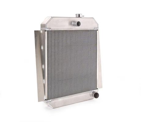 47-54 Chevrolet Pickups Downflow Radiator for GM w/Std Trans Factory-Fit Natural Finish Be Cool Radiator