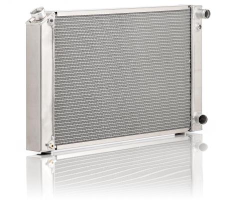 Radiator Factory-Fit Natural Finish For 73-87 Chevrolet C10 Pickup GM LS Swap w/Std Trans Be Cool Radiator