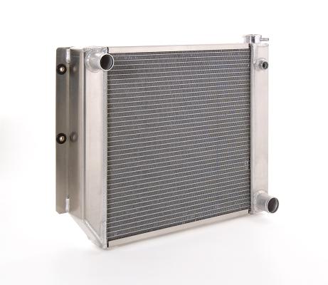 Radiator Factory-Fit Polished Finish for 87-04 Jeep Wrangler w/Std Trans Passenger Water Pump Outlet Be Cool Radiator