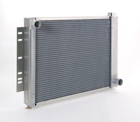 Radiator Factory-Fit Polished Finish for 59-70 Chevrolet Bel Air/Biscayne/Caprice/Impala w/Std Trans Be Cool Radiator