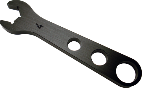 Aluminum AN Hex Wrench 4AN 9/16 Inch Fittings Black Anodized Aluminum Proform