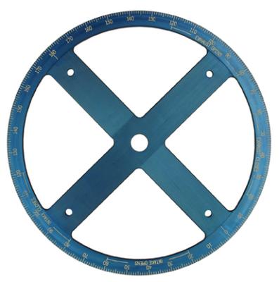 Camshaft Degree Wheel Pro 16 Inch Diameter Blue Anodized White Numbers Billet Aluminum Proform
