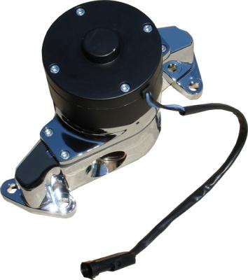 Electric Engine Water Pump Aluminum Chrome Finish Fits SB Ford Engines Proform