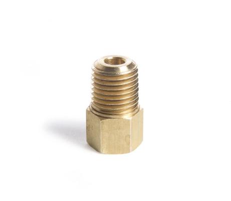 Brass 1/4 Inch NPT x 5/16 Inch Flare Transmission Cooler Fitting Be Cool Radiator