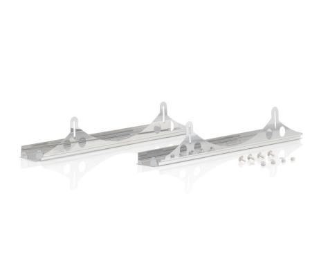 Natural Finish Stainless Fan Brackets for 16 Inch Electric Fan Be Cool Radiator