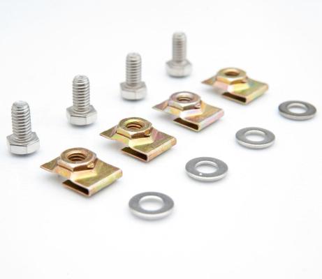 J-Clip and Bolt Kit for Flange Mount Radiators Be Cool Radiator