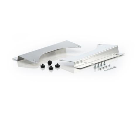 Polished Finish Aluminum Fan Brackets for Downflow Radiator w/Single 16 Fan For 47-54 Chevrolet/GMC Truck Be Cool Radiator