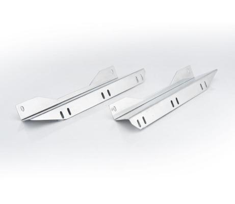 Polished Finish Aluminum Fan Brackets for Downflow Radiator w/Dual 11 Fans For 55-59 Chevrolet/GMC Truck Be Cool Radiator