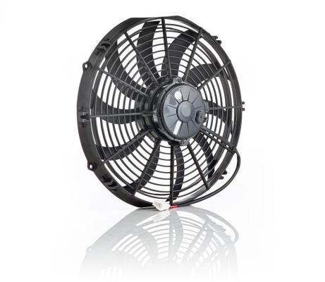 13 Inch Electric Pusher Fan Euro Black High Torque Be Cool Radiator