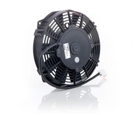 7.5 Inch Electric Pusher Fan Euro Black Thin Line Be Cool Radiator