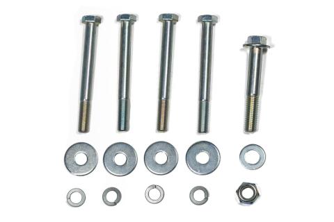Jeep Frame Side Track Bar Reinforcement Bracket Hardware Kit Yeti XD For 07-18 Wrangler JK Steer Smarts
