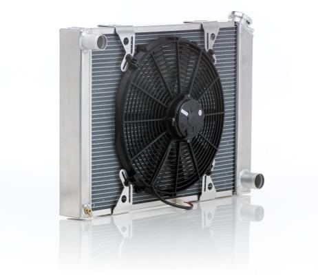 Radiator Module Factory-Fit Natural Finish for 87-04 Jeep Wrangler w/Std Trans Be Cool Radiator