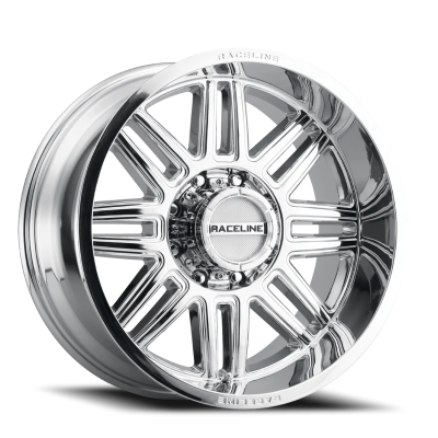 Aluminum Wheels 20x12 Split 948C Chrome -44 Offset 8 on 170 Bolt Pattern 125.2 Bore Raceline