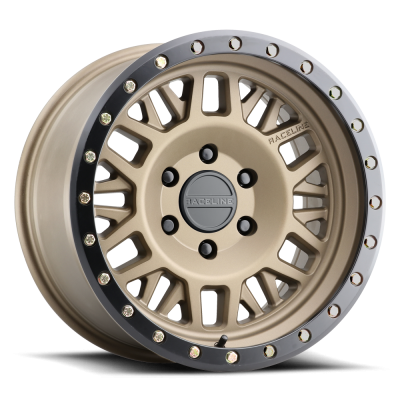 Aluminum Wheels 18x9 Ryno 951BZ Textured Bronze Gold 18 Offset 8 on 180 Bolt Pattern 130.81 Bore Raceline