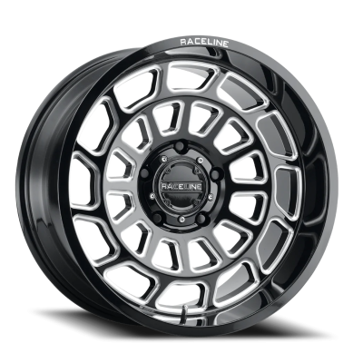 Aluminum Wheels 20x9 Warp 955M Milled Gloss Black 18 Offset 8 on 180 Bolt Pattern 124.2 Bore Raceline