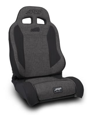 EnduroTrek Reclining Suspension Seat Gray Tweed Driver PRP Seats
