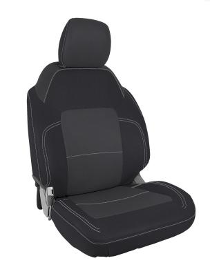 Front Seat Covers for 2021+ Ford Bronco 2 Door Black and Gray PRP Seats