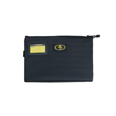 Sand Flat Black Carbon Fiber Zippered Bag Power Tank