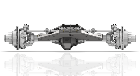 Axle Truss with Steering Ram for Rear ECGS Dana 80 Motobilt