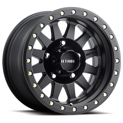 Aluminum Wheels 17x8.5 Double Standard MR304 Bolt Pattern 5 On 150 Offset 0 Lip Size 3.07 Matte Black MB Method