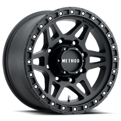 Aluminum Wheels 17x8.5 MR312 Bolt Pattern 8 On 170 Offset 0 Lip Size 0.98 Matte Black MB Method