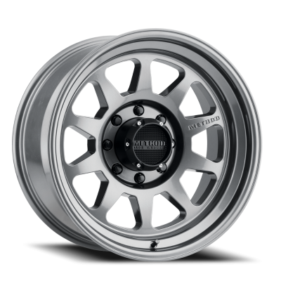 Aluminum Wheels 20x9 MR316 Bolt Pattern 8 On 180 Offset 18 Lip Size 1.77 Gloss Titanium TT Method