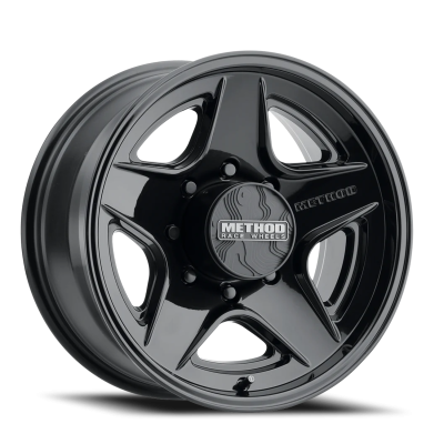 Aluminum Wheels 17x8.5 MR319 Bolt Pattern 8 On 165.1 Offset 0 Lip Size 1.3 Gloss Black GB Method