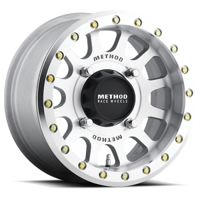 Aluminum Wheels 15x7 MR401 Beadlock UTV Bolt Pattern 4 On 156 Offset 13 Lip Size 1.77 Machined Raw Machined SL Method