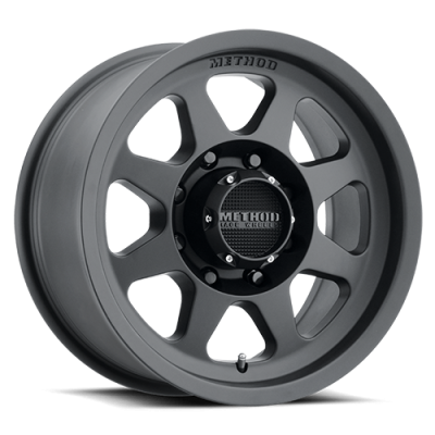 Aluminum Wheels 17x9 Bead Grip MR701 Bolt Pattern 8 On 170 Offset -12 Lip Size 1.97 Matte Black MB Method