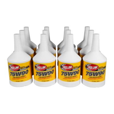 Gear Oil Red Line 57904 75W90 Gl-5 (Case) Red Line 57904 75W90 Gl-5 Gear Oil - Case (12QT) Yukon Gear