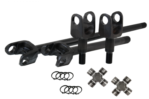 2007-18 Wrangler JK Dana 44 4340 Chromoly USA Made Front Axle Kit Revolution Gear