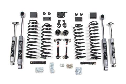 3 Inch Lift Kit Jeep Wrangler JK 07-11 2-Door Fixed Sway Bar Links NX2 Nitro Shocks