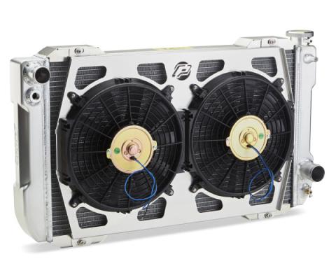 123 Series Radiator System Universal GM 26 Inch Core Bracket w/ Fans LS Conv Manual Transmission Proform