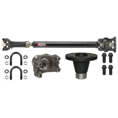 Jeep JL Front Driveshaft 2018-Up Jeep Wrangler JL Sport 2.0L Turbo 1350 Heavy Duty Front Driveshaft with Double Cardan Joint 2 or 4 Door Automatic Transmission Reel Driveline