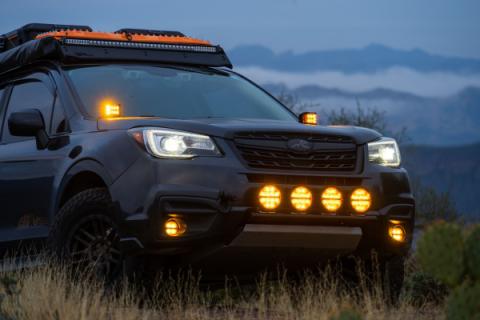 360-Series 6 Inch Spot with Amber PRO Lens Pair Rigid Industries