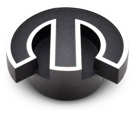 Deluxe Air Cleaner Center Nut MOPAR Omega Style Black Crinkle Proform