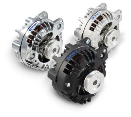 Alternator 110 AMP Chrysler/Mopar 1-Wire Style V-Belt Pulley Natural Proform