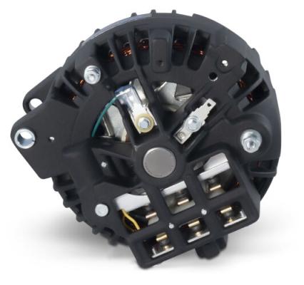 Alternator 110 AMP Chrysler/Mopar 1-Wire Style V-Belt Pulley Black Crinkle Proform