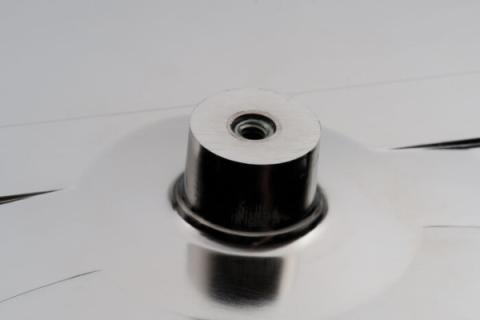 Air Cleaner Kit 14 Inch Diameter Aluminum Polished Recessed Black MOPAR Emblem Proform