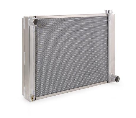 Radiator Factory-Fit Polished Finish for 55-62 Chevrolet 1/2, 3/4, 1 Ton Pickups/Suburban/Panel Delivery w/Std Trans Be Cool Radiator