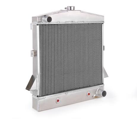 Downflow Radiator Factory-Fit Natural Finish for 39-40 Ford Passenger Car w/Auto Trans Be Cool Radiator