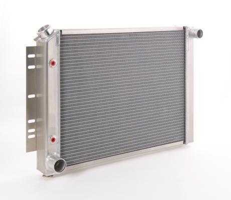 Radiator Factory-Fit Natural Finish for 74-88 Jeep J-Series w/Auto Trans Small Block Driver Water Pump Outlet Be Cool Radiator