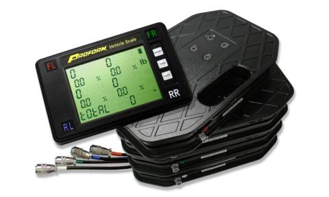 Vehicle Scale System 5,000LB Capacity 1,250LB Per Pad Rating 20 Foot Cables Includes 4 Pads Proform