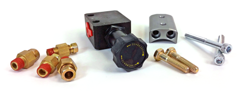 Brake Master Cylinder Remaster Black Anodized Right Port 1 Inch BAER Brakes