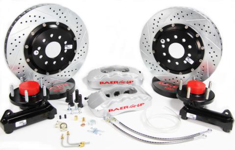 Rotor Replacement 13 Inch .810 Inch Thick Slot Drill W/Zinc Passengers Side BAER Brakes