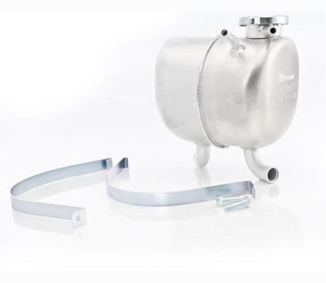 68-72 GM Surge Tank w/Cadmium Finish Cap and Mounting Strap Natural Finish Be Cool Radiator