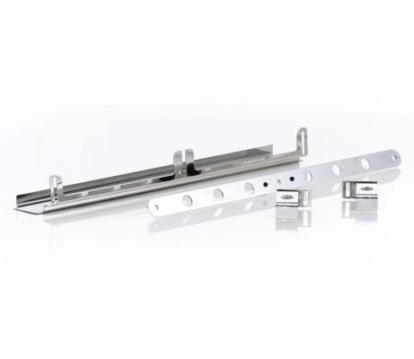 Polished Finish Dual 11 Inch Fan Mounting Kit Be Cool Radiator