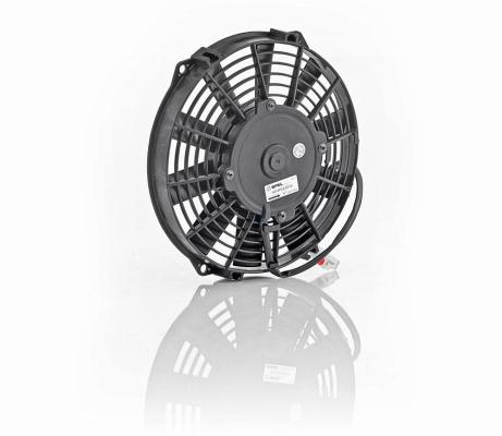9 Inch Electric Pusher Fan Euro Black Thin Line Be Cool Radiator